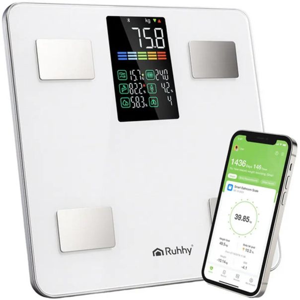Ruhhy Vaga za Merenje Telesne Težine Bela 226kg - EP3167831