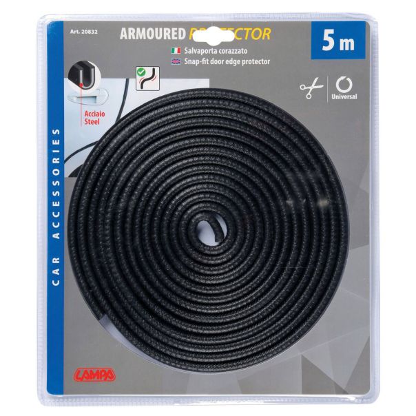 LAMPA ACCESSORIES Zaštita vrata crna 5m - 20832
