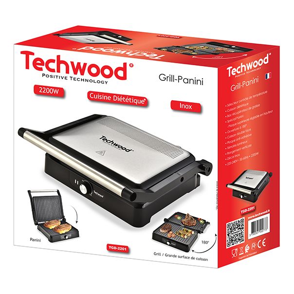 TECHWOOD Grill roštilj TGD-2201 - 20834-1