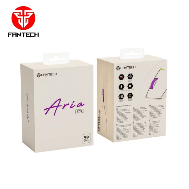 FANTECH Gejmerski miš wireless XD7 ARIA Beige - 208402