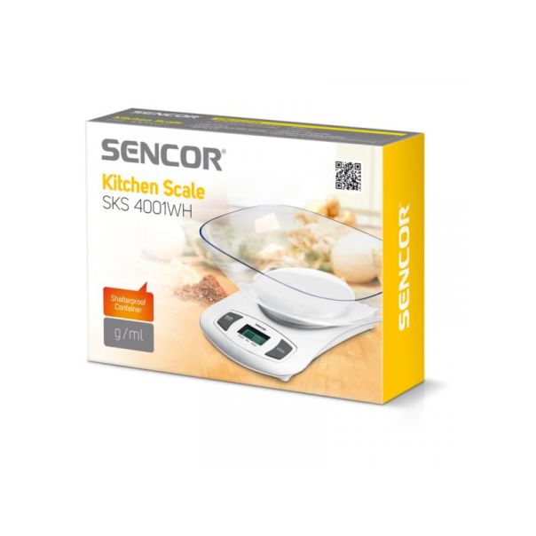 SENCOR Kuhinjska vaga sa posudom SKS 4001WH - EP2816808