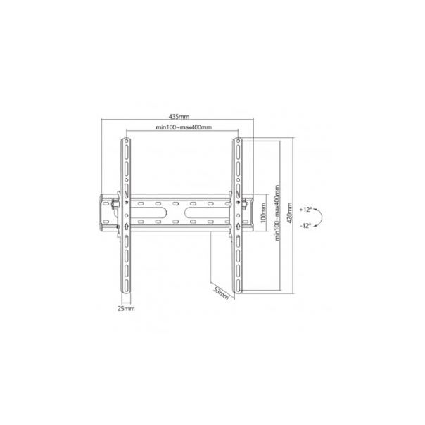 S-BOX Zidni nosač za TV 32''-70