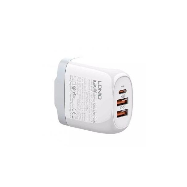 LDNIO Kućni punjač A3511Q 65W, bela - 208760
