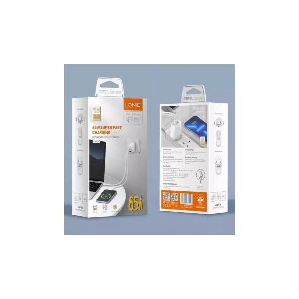 LDNIO Kućni punjač A3511Q 65W, bela - 208760