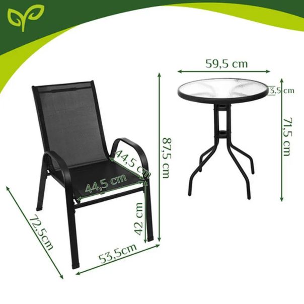 Gardlov Balkonski Set Stolice i Sto - EP3131068
