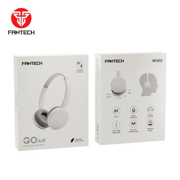 FANTECH Bluetooth slušalice WH02 GO Air, bež - 208889