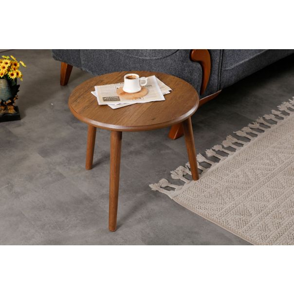 HANAH HOME Set klub stolova Marlo 2/1, braon - EP3056643