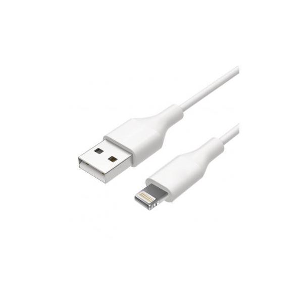 TERACELL Kućni punjač TC-04, QC PD, USB-PD 18W+18W, 36W (total) sa lightning kablom, bela - 209044