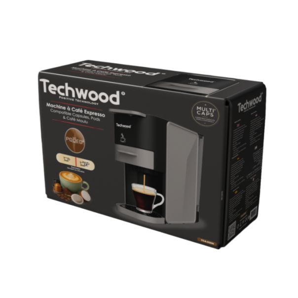 TECHWOOD 4u1 aparat za espresso kafu TCA-026N - 20907-1