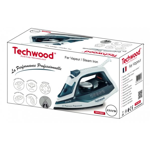 TECHWOOD Pegla na paru TFV-2207 - 20916