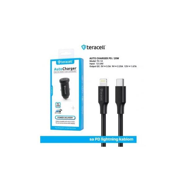 TERACELL Auto punjač 20W Evolution TC-12 - 209964