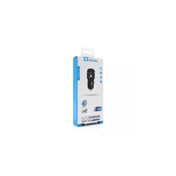 TERACELL Auto punjač sa Lightning kablom Evolution TC-05 - 209973