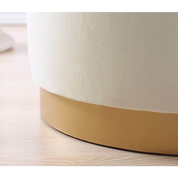 ATELIER DEL SOFA Tabure Dover, krem - EP2802266