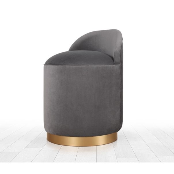 ATELIER DEL SOFA Tabure Dover, tamnosiva - EP2802269