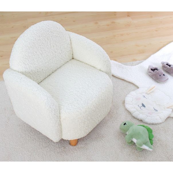 ATELIER DEL SOFA Fotelja za decu Moylo, bela - 209FLF1116