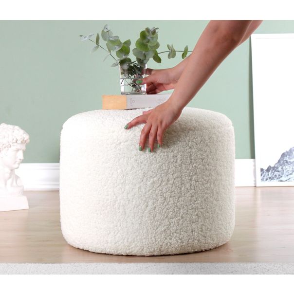 ATELIER DEL SOFA Tabure Skylee, bela - EP2802254