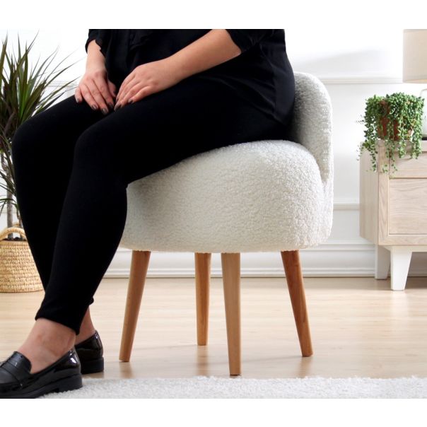 ATELIER DEL SOFA Tabure Rufmee, bela - EP2802242