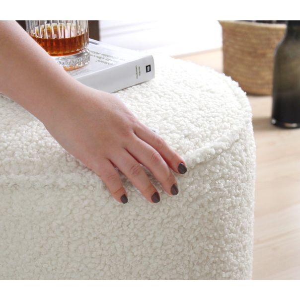 ATELIER DEL SOFA Tabure Hellin, bela - EP2802260