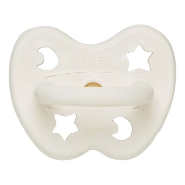 Hevea simetrična cucla od prirodne gume (0-3 mes) Mlečno bela - 210161-1