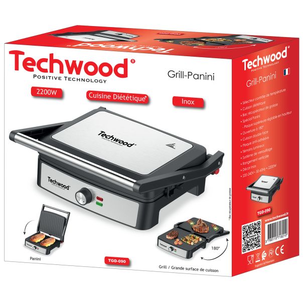 TECHWOOD Gril toster TGD-090 - 21044-1-1
