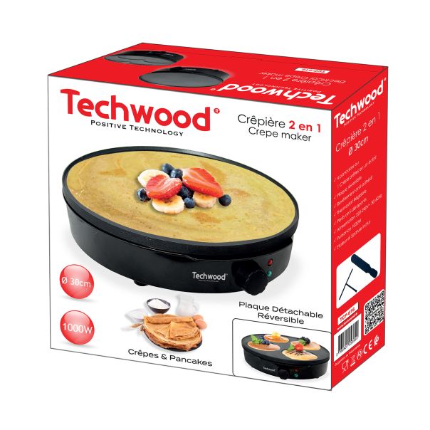 TECHWOOD Aparat za palačinke 2u1 TCP-616 - 21046-1-1-1
