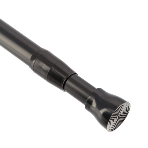 TENDANCE Držač za zavese za kadu 70>120cm aluminijum crna - 2105103