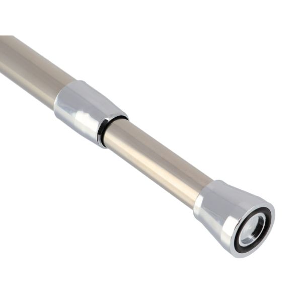 TENDANCE Držač za zavese za kadu 70>120cm nerđajući čelik hrom - 210599