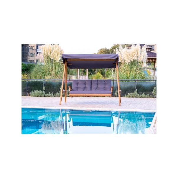 HANAH HOME Baštenska ljuljaška Pera 2000, antracit - 211632