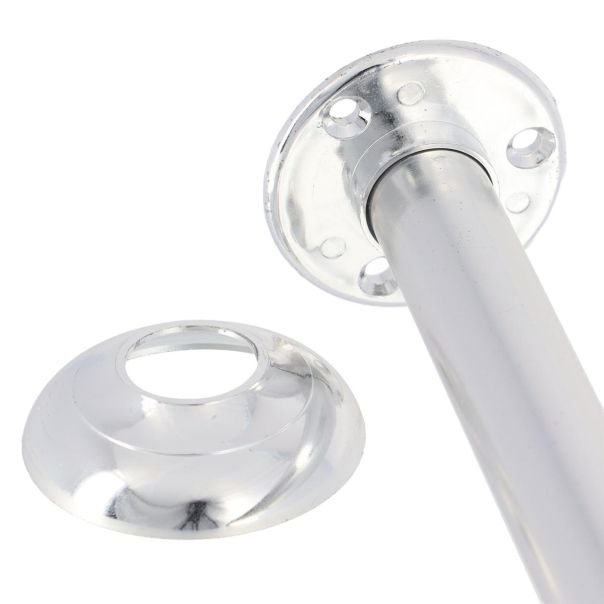 TENDANCE Držač zavese za kadu polukružni 90x90cm aluminijum hrom - 211699