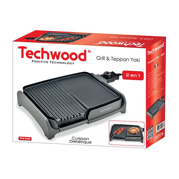 TECHWOOD Električni gril TTG-3326/2 - EP2849560