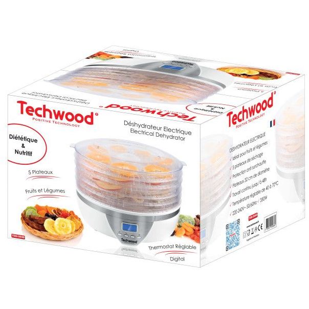 TECHWOOD Dehidrator hrane TDH-504D - EP2849533