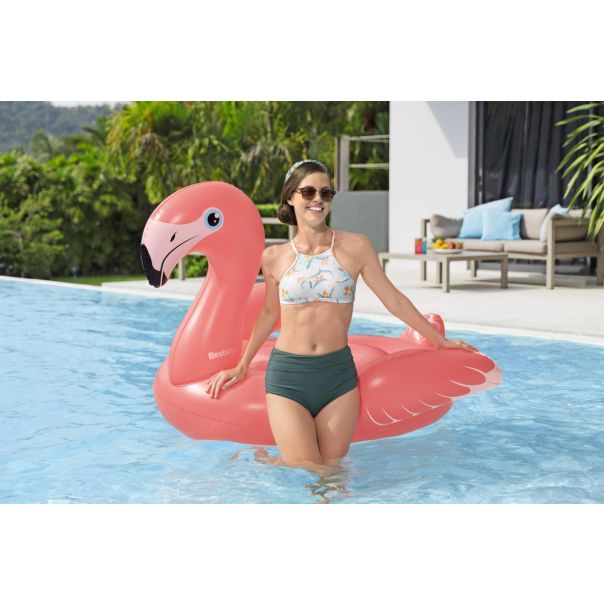 BESTWAY Dušek na naduvavanje Flamingo, roze - 3957
