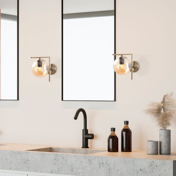 OPVIQ Zidna lampa Antique 7142, zlatna - EP3008146