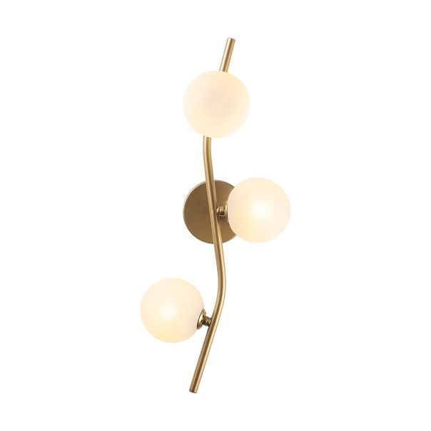 OPVIQ Zidna lampa 7147 Antique, bela/zlatna - EP3008149