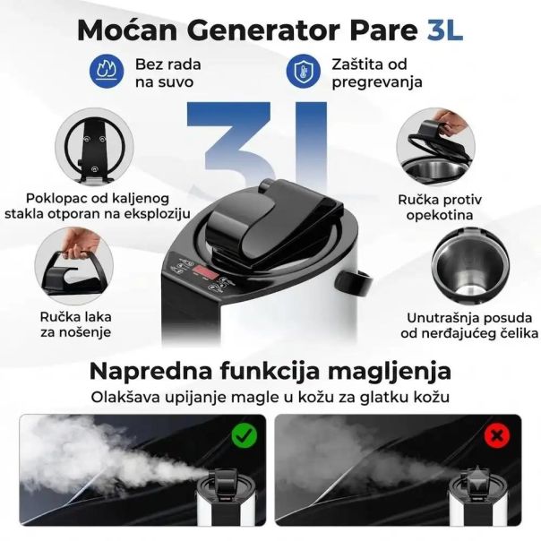 Domaro Prenosiva parna sauna za 1 osobu sa masažerom - EP3206618