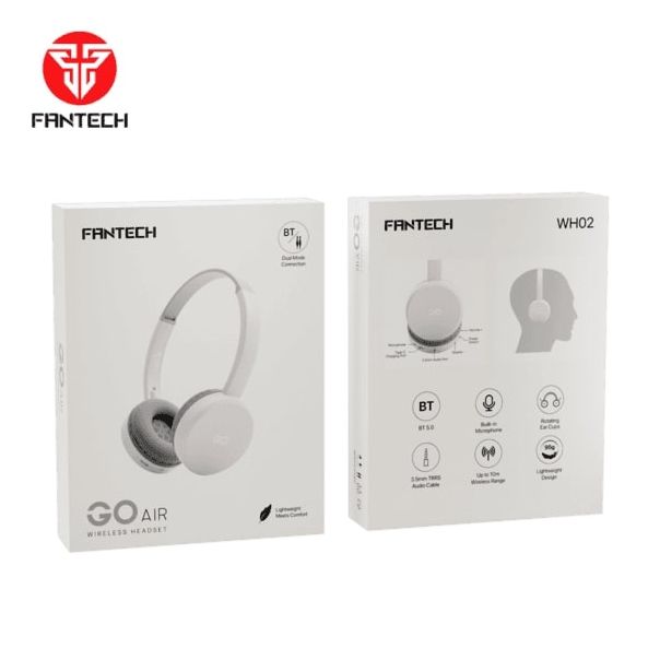 FANTECH Slušalice BLUETOOTH WH02 GO Air sive - 213375