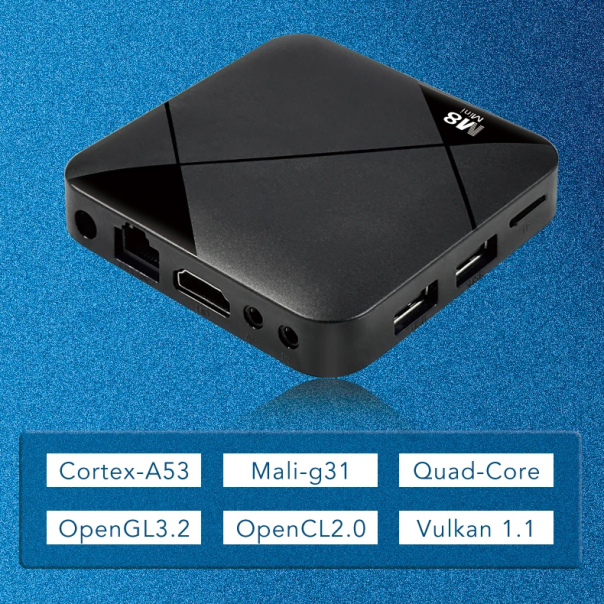 Android Smart TV GAME box M8 mini 2/16GB - EP2848285
