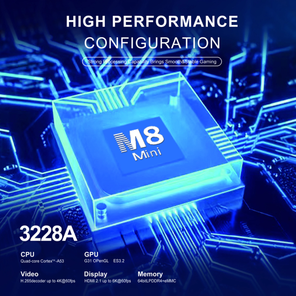 Android Smart TV GAME box M8 mini 2/16GB - EP2848285