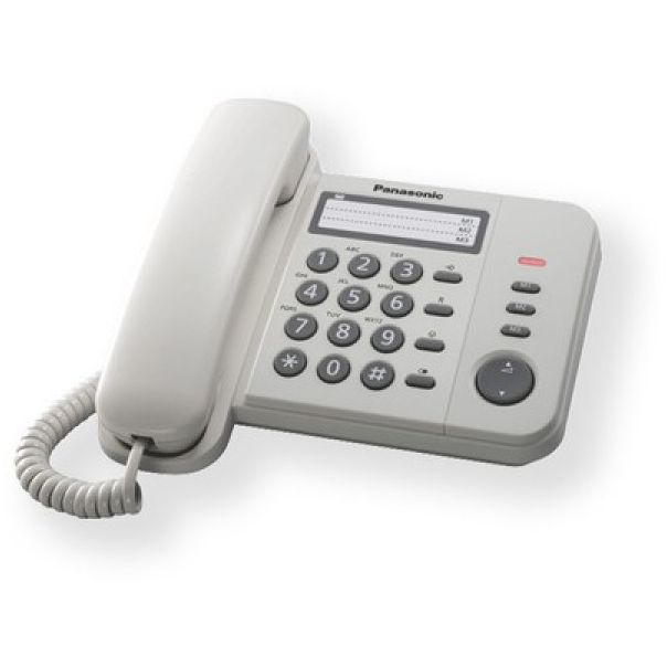 PANASONIC Telefon fiksni žični KX-TS520FXW, bela - 31056