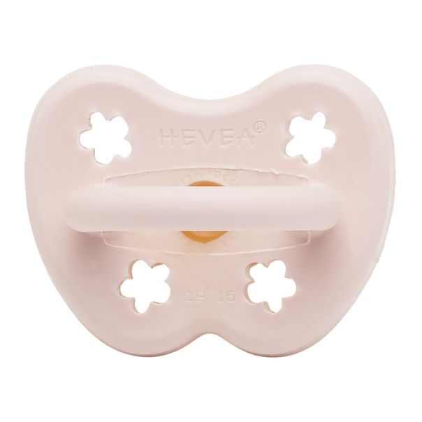 HEVEA Ortodontska cucla od prirodne gume (0-3 mes) Puder roza - 214311