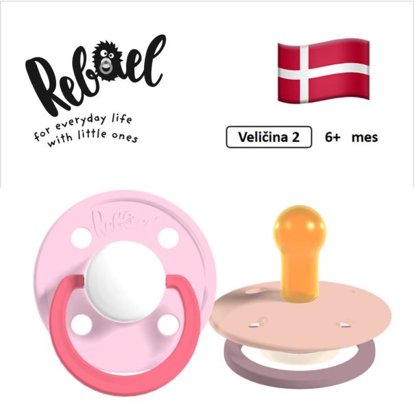 REBAEL cucle, 6+ mes, 2 komada, Roze, RBL21572482 - EP3220068