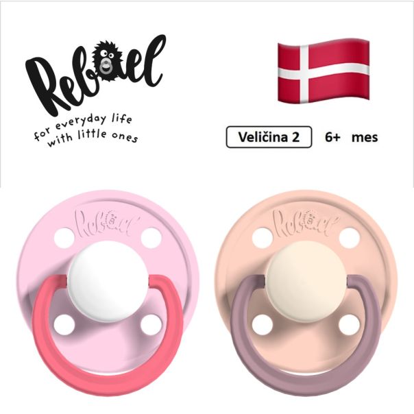 REBAEL cucle, 6+ mes, 2 komada, Roze, RBL21572482 - EP3220068