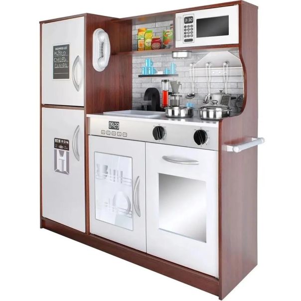 Kruzzel Dečija Drvena Kuhinja 80x80,5x24cm - EP3257661