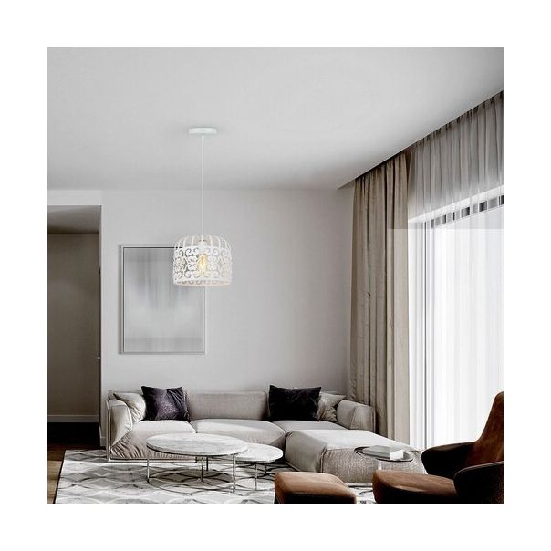 Rabalux Visilica Alessandra E27 1x MAX 60W mat belo (2161) - 2161