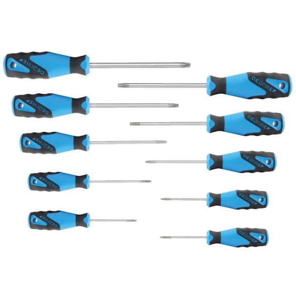 GEDORE Set TORX odvijača sa 3k-drškom T7-T40 10del. - EP3195175