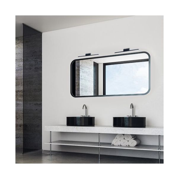 Rabalux Kupatilska rasveta Evan LED 12W mat crno (2166) - 2166