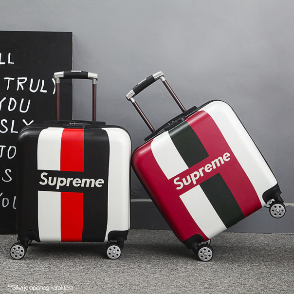 Kofer Supreme kabinski bordo belo crni EL 20
