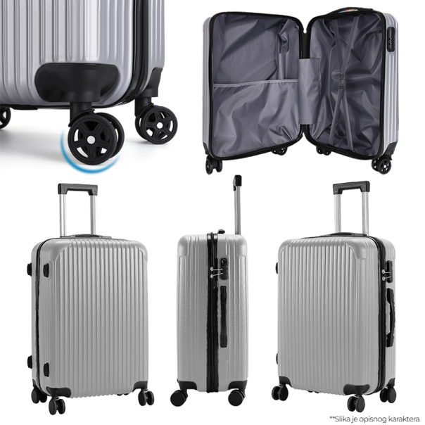 Kofer Stripe roze EL 26