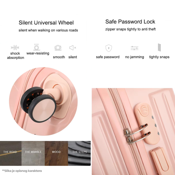 Kofer Wide Stripe zeleni EL 26