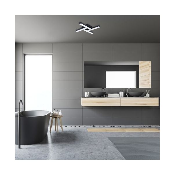 Rabalux Kupatilska rasveta Evan LED 18W mat crno (2168) - 2168